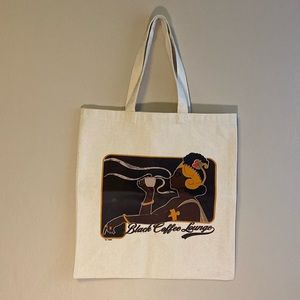 Cream Tote, book bag